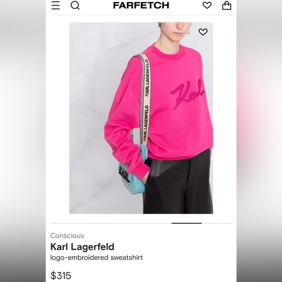 KARL LAGERFELD Logo Sweatshirt - Picture 5 of 8